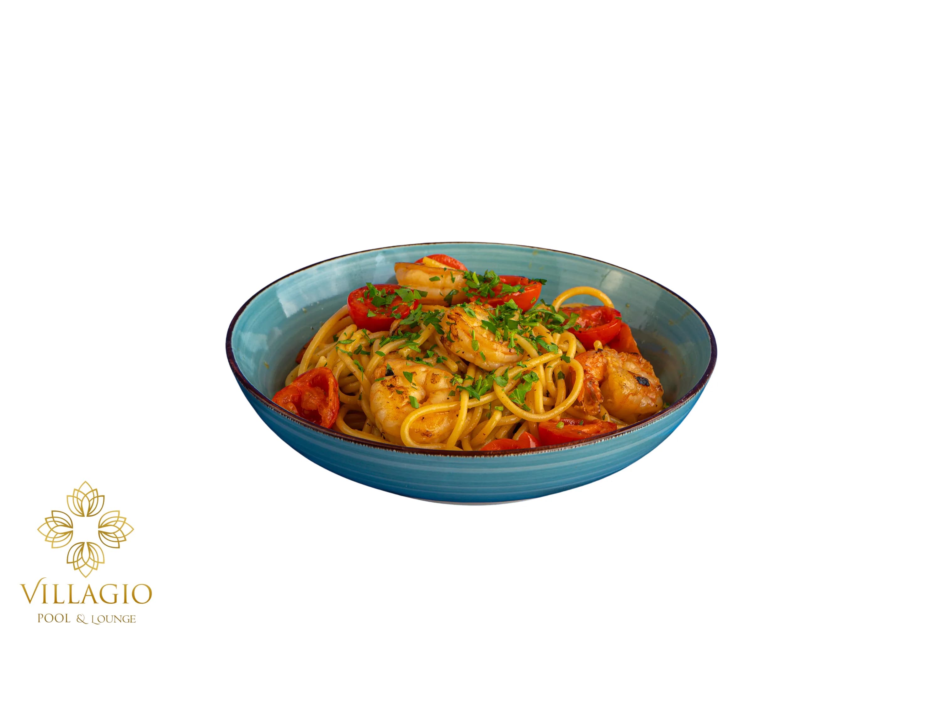 Spaghetti cu Creveți și Sos de Vin Alb